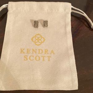 Kendra Scott - Paola earrings - Silver platinum drusy